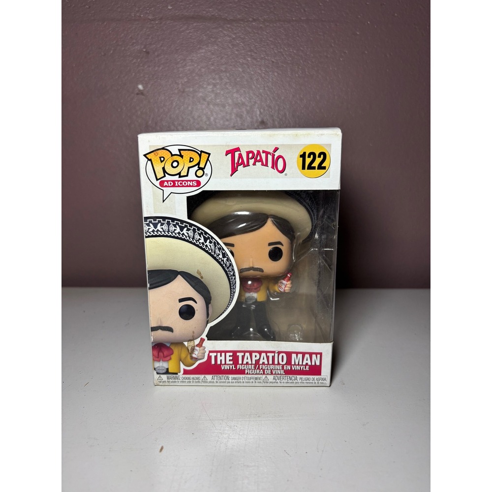 Funko Pop Ad Icons The Tapatio Man 122 Vinyl Figure Hot Sauce Mascot